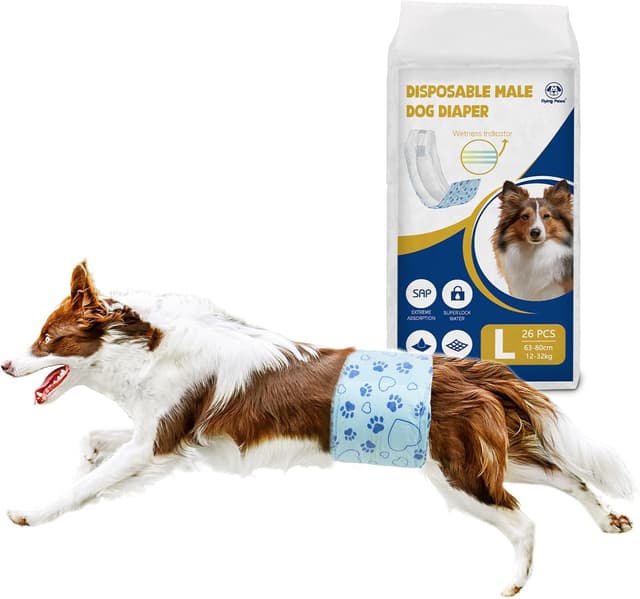 Detalle de Pannolini per cani Flying Paws L, 52 pezzi