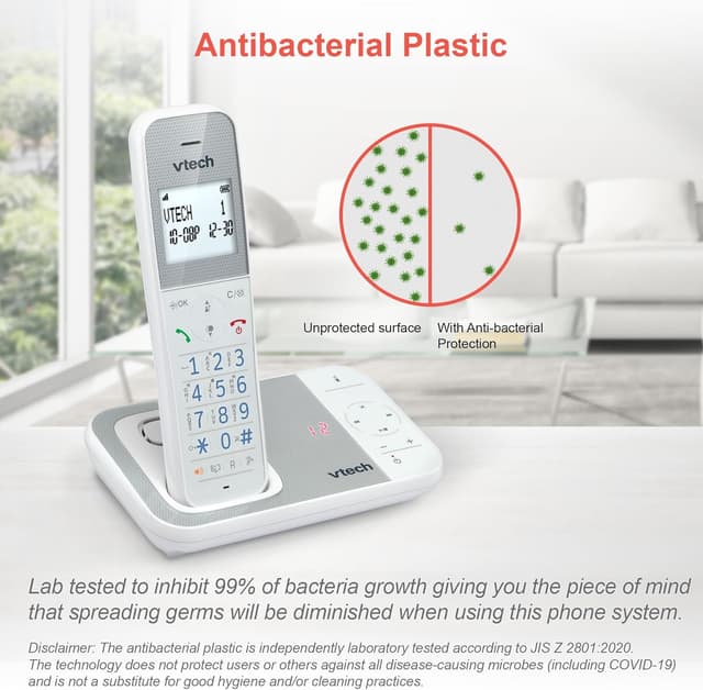 Thumbnail 6 de VTech XS1050 DECT Cordless Phone with Answering Machine (1 handset) and call blocker