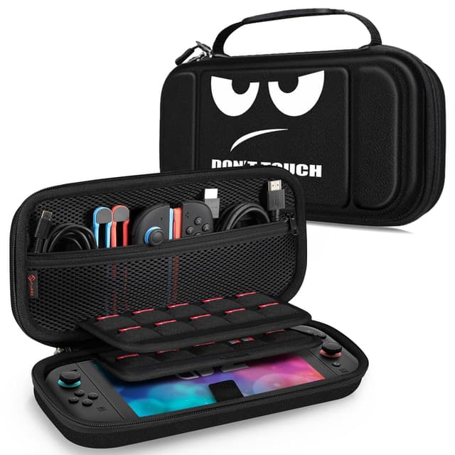 Detalle de FINTIE Tragetasche für Nintendo Switch 2 (2025) mit EVA-Schutz, Kartenhalter & Innentasche