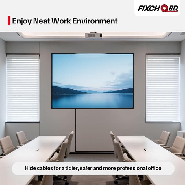 Thumbnail 6 de FIXCHORD Mini Self-Adhesive Cable Trunking (15mm x 10mm x 3m) – Black