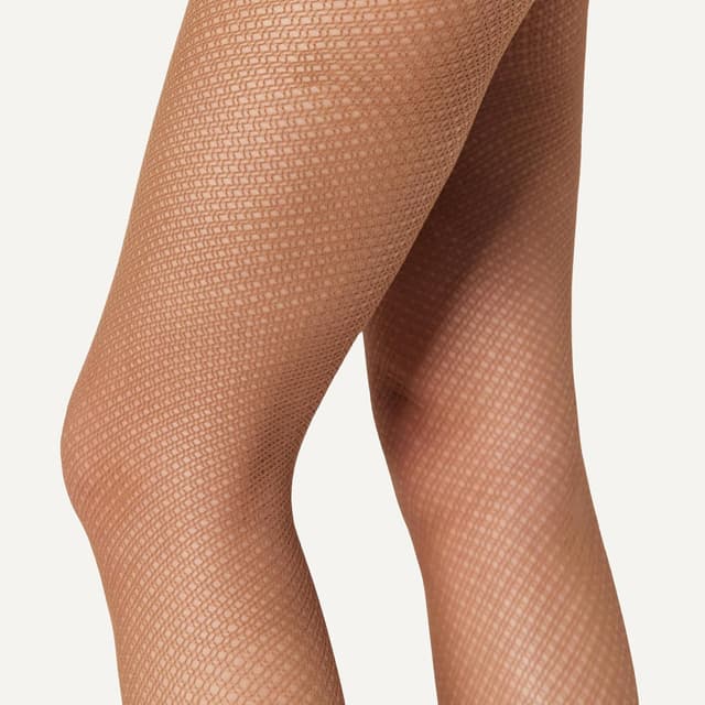 Detalle de Amazon Essentials Damen Netzstrümpfe (2 Paar) mit Fischnetzoptik