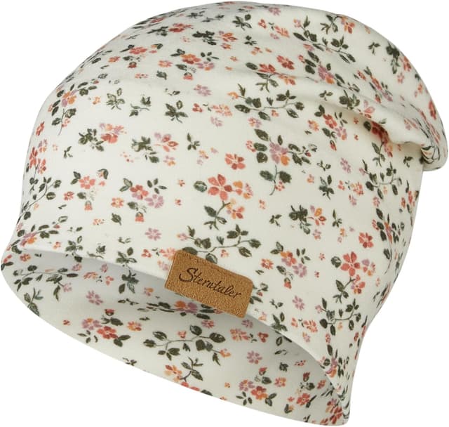 Detalle 2 de Sterntaler Beanie-Mütze Melange mit dezenter Streifenoptik – Neugeborenenmütze mit angeschnittenen Ohrenklappen und Bindeband