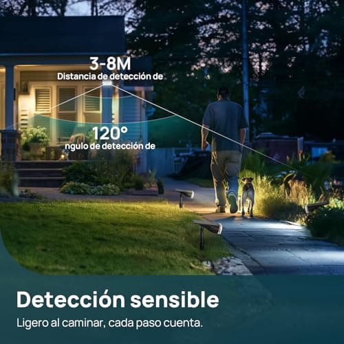 Thumbnail 6 de Linkind 1000Lm 💡 Luces solares exteriores con sensor, 4 piezas