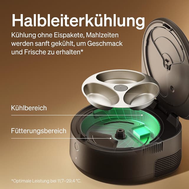 Thumbnail 2 de PETLIBRO Nassfutterautomat für Katzen mit 2,4-GHz-WLAN, Halbleiterkühlung & Edelstahl-Napf