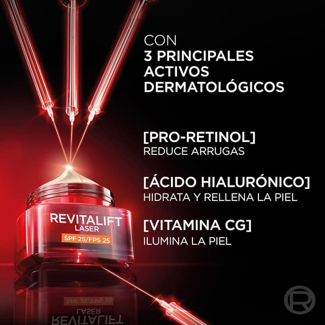 Detalle de L'Oréal Paris Revitalift Láser Crema Día SPF 25