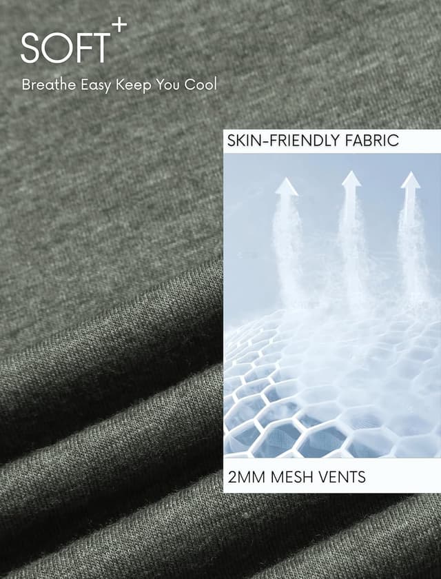 Detalle de PINSPARK Lightweight Pullover Hoodie for Men (Long Sleeve Golf, Gym & Workout)