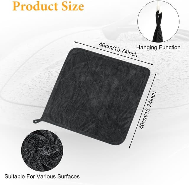 Thumbnail 1 de URAQT Shiny Trockentuch 2 Stück