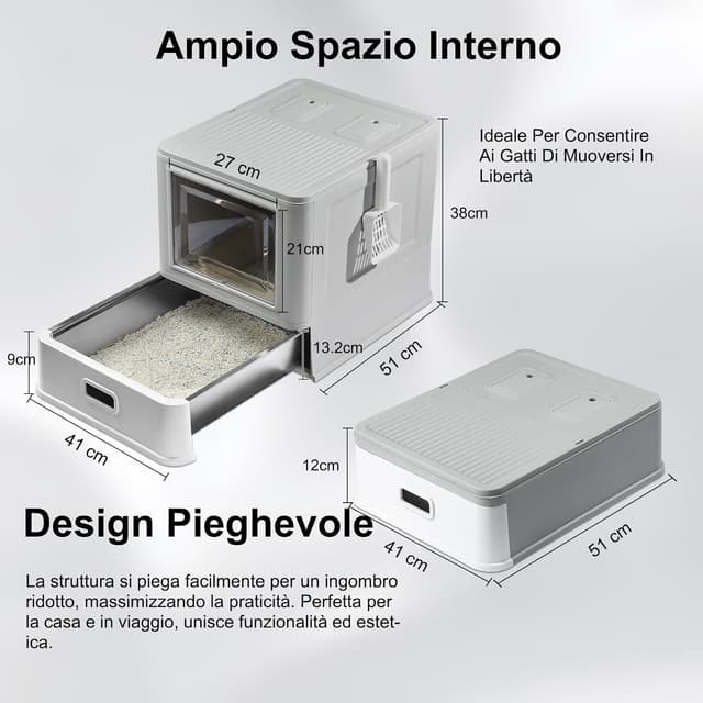 Thumbnail 5 de Marchul Cassetta igienica XL 38×41×51 cm 🐱