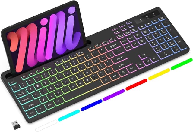 Detalle de Soueto Wireless Keyboard 1500mAh RGB Backlit