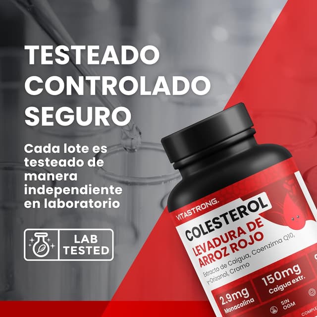 Thumbnail 6 de Vitastrong Fórmula 2024 Complejo Sinérgico para Colesterol 💊