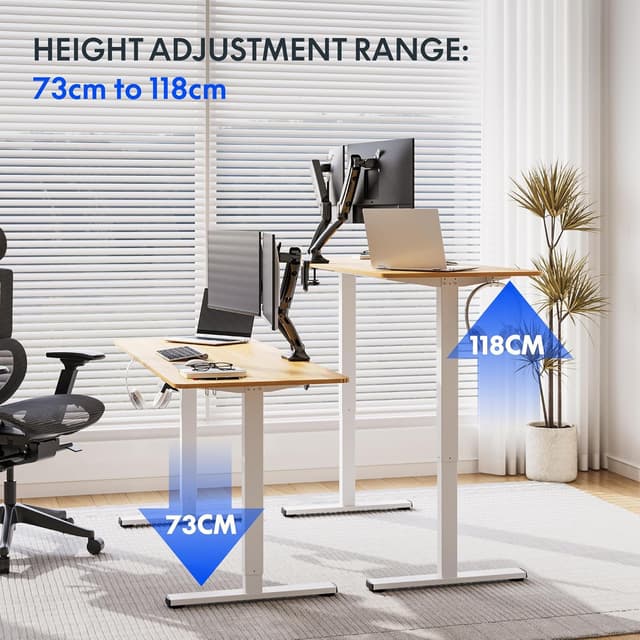 Thumbnail 2 de FLEXISPOT Escritorio Eléctrico Ajustable 160x60cm 🌟 para Oficina