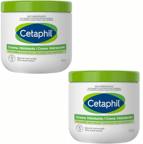 Imagen de Cetaphil Crema Hidratante 2x453 gr 💧 en OfertitasTOP