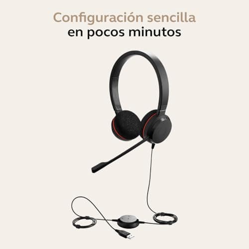 Detalle 2 de Jabra Evolve 20 Auriculares estéreo para VoIP