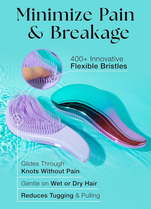 Detalle de Lily England Detangler 400 bristles 💇♀