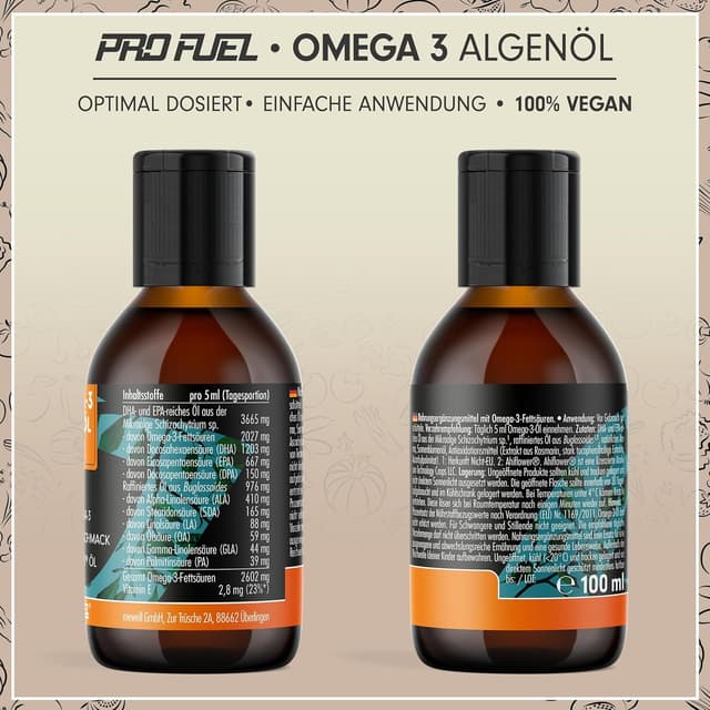Thumbnail 5 de Omega-3 Algenöl 100 ml Hochdosiert