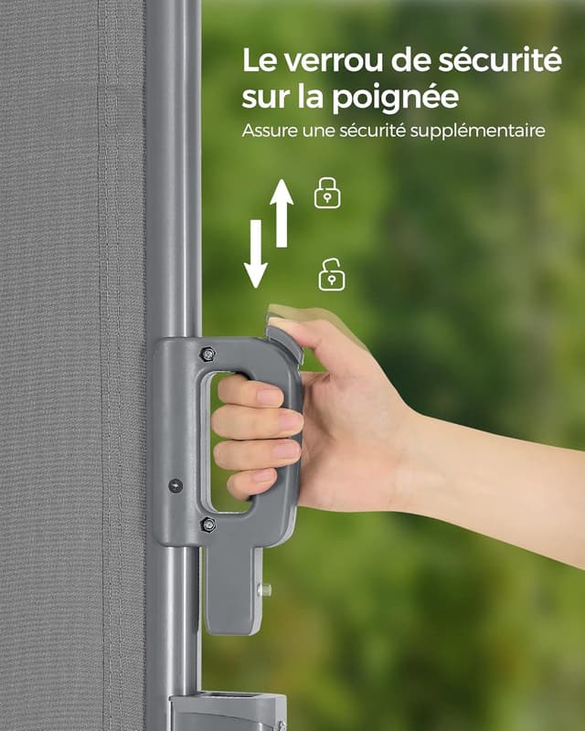 Thumbnail 5 de SONGMICS Store latéral Aluminium Extensible 200×350