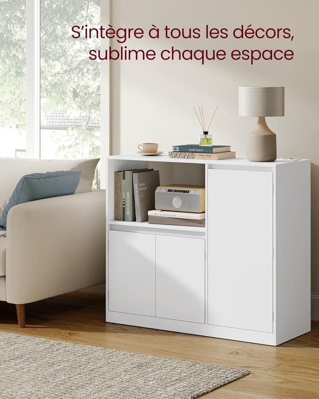 Thumbnail 6 de VASAGLE BBK373WB01 buffet cuisine 53 cm