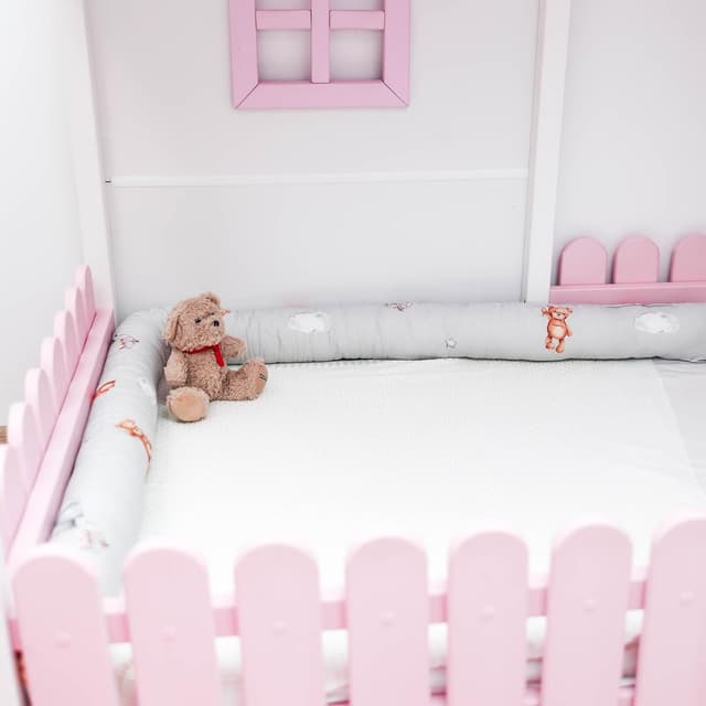 Detalle de Totsy Baby XXL Bettschlange (Bettkissen/Stillkissen/Bettkantenschutz) Schlange XL, 150 cm, Oeko-Tex-zertifiziert