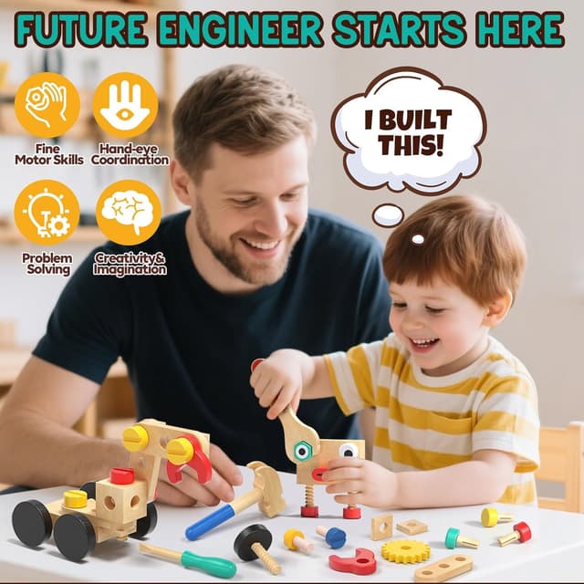 Thumbnail 4 de Lehoo Castle Montessori Caja de Herramientas 2 en 1