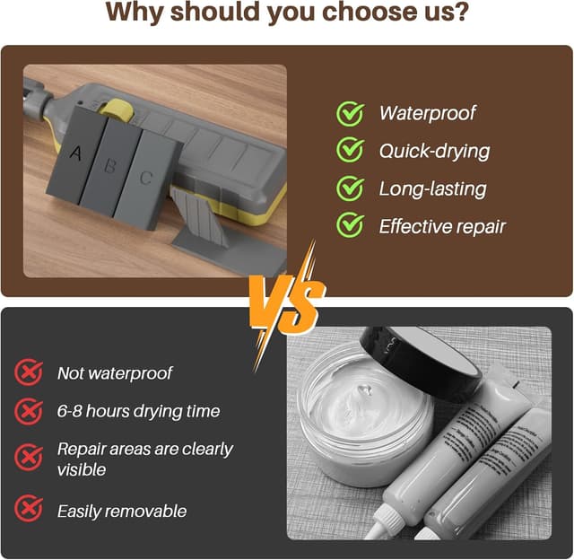 Detalle de Laminat Reparaturset mit Schmelzwerkzeug: Vinyl Reparaturset mit 11 Hartwachs-Farben