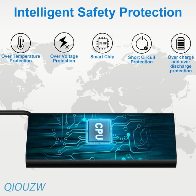 Thumbnail 4 de QIOUZW New Slim 65W USB C Laptop Charger