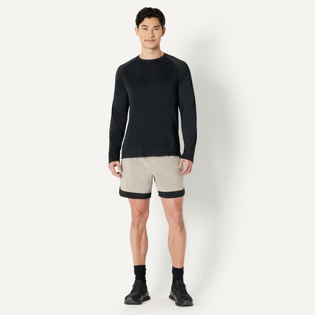 Detalle de Amazon Essentials men’s long-sleeve quick-dry swim T-shirt (UPF 50, slim fit)