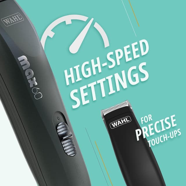 Detalle 2 de Wahl Animal Clipper Kit Max 60 & Pocket Pro : tondeuse sans fil pour chiens et chats, faible vibration
