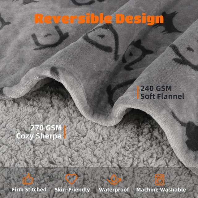 Detalle de Nobleza Couverture imperméable pour chien Nobleza XXL 203 x 152 cm, grise claire