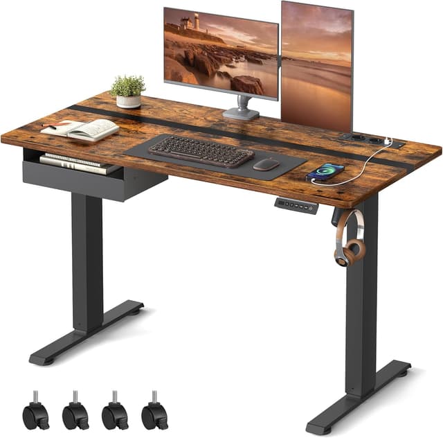 Thumbnail 6 de VASAGLE Escritorio Eléctrico Rústico Ajustable 📋