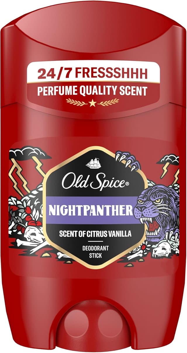 Detalle 2 de Old Spice Night Panther 4x50ml desodorante en barra
