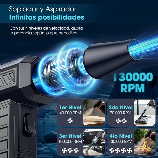 Thumbnail 4 de CMR GLOBAL Super Pro Soplador 130000 RPM 📢