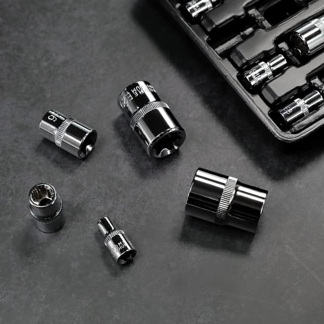 Thumbnail 4 de Amazon Basics ensemble 14 douilles Torx E4–E24