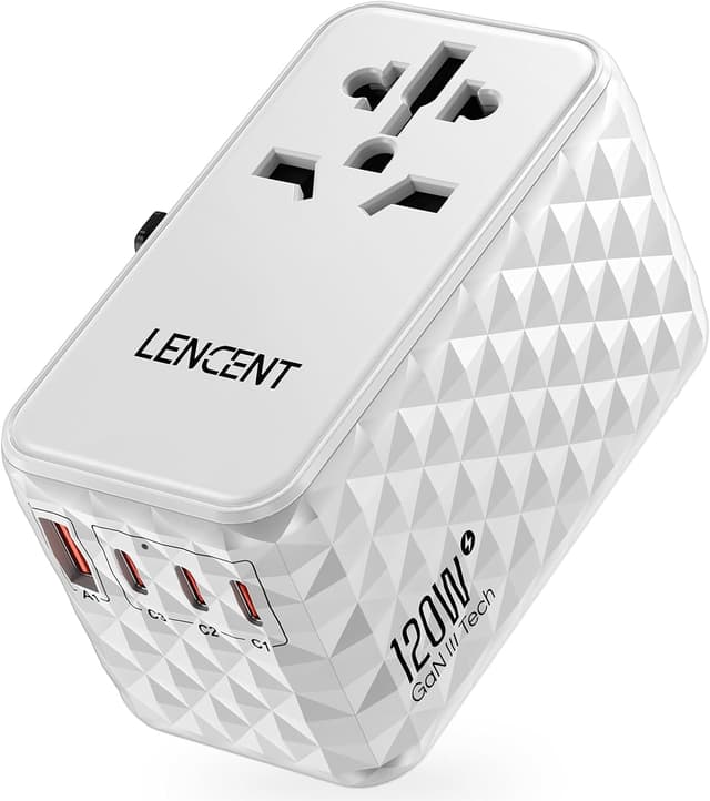 Detalle de LENCENT 120W Reiseadapter Weltweit