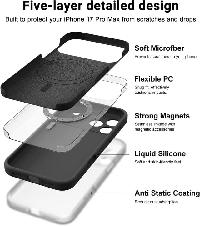 Thumbnail 3 de OTOFLY Magnetic iPhone 17 Pro Max Case 1.2mm