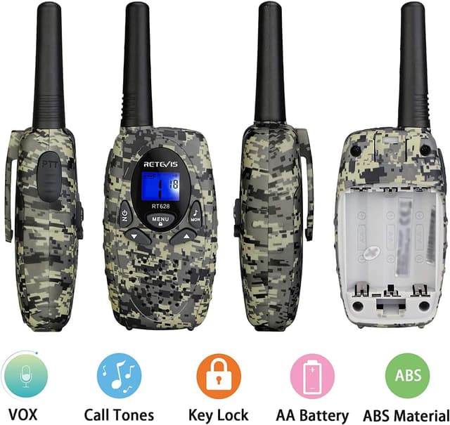 Detalle 2 de Retevis RT628 Kids Walkie Talkies