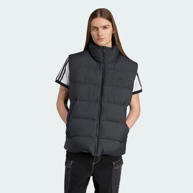 Detalle de Chaleco Tonal Puffer Adidas negro