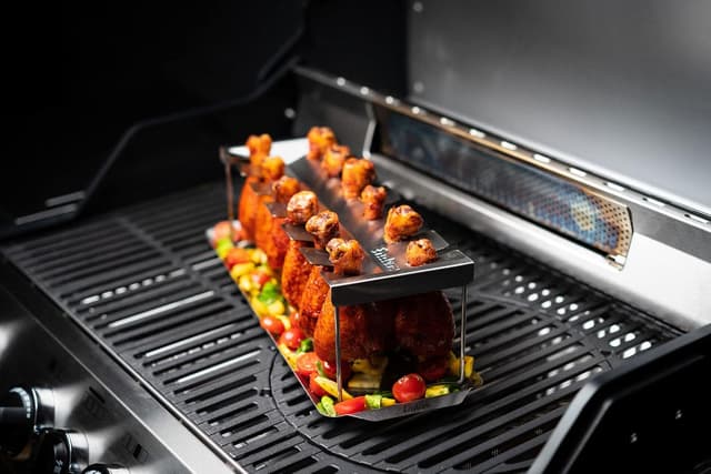 Detalle 2 de Enders 8806 Supporto Alette di Pollo in Acciaio