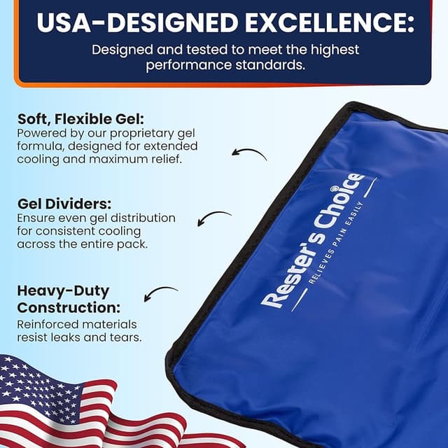 Thumbnail 5 de Comfy Gel Soft Flexible Ice Pack 11"x14.5" 🩹