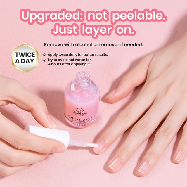 Detalle 1 de Beetles Nail Strengthener 15 ml 💅