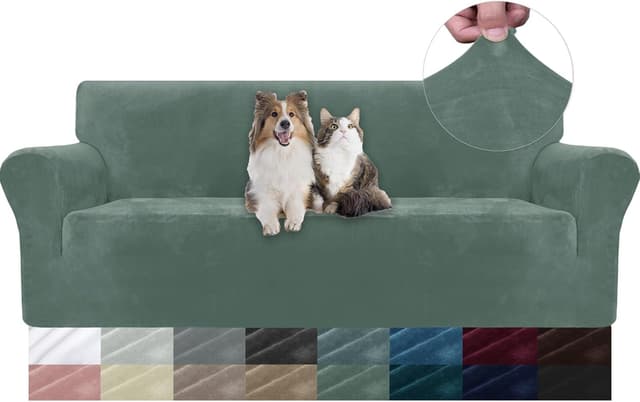 Detalle de Copridivano velluto anti-graffio 3 posti