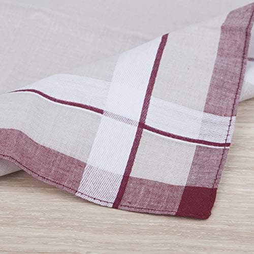 Thumbnail 5 de HOULIFE mouchoirs en coton, rayures, 6 pièces ⚙