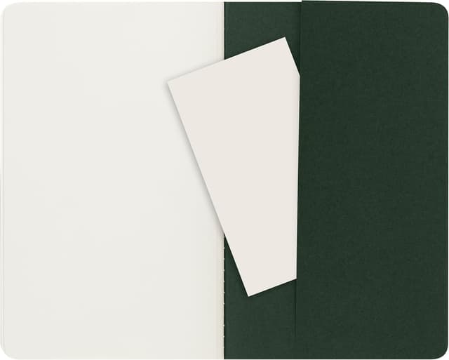 Thumbnail 5 de Moleskine Cahier Journal set of 3 notebooks (Myrtle Green), plain pages, large 13 x 21 cm, 80 pages
