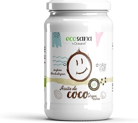 Detalle de Drasanvi ECOSANA Aceite de Coco Virgen Extra 500ml 🥥