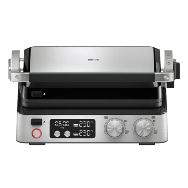 Detalle de Braun Multi Grill 7 CG7040 3 en 1 con platos dobles