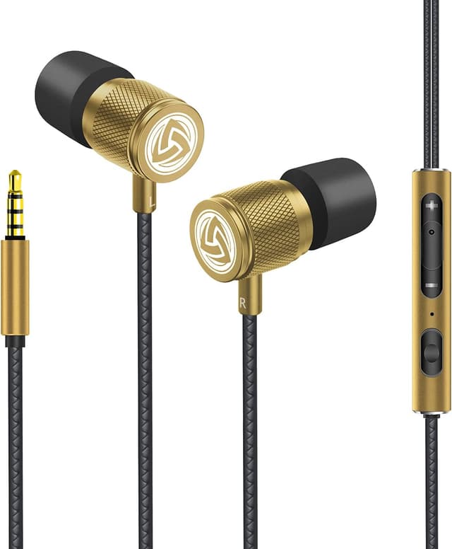 Thumbnail 6 de LUDOS Ultra Wired Earbuds (In-Ear) with Microphone — Noise Isolating, Memory Foam Tips, 5-Year Warranty, Gold