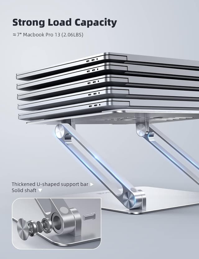 Thumbnail 4 de Lamicall Adjustable Laptop Stand 10-17"