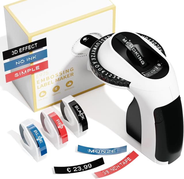 Detalle de Memoking E975 Prägegerät 3 Rollen 📇