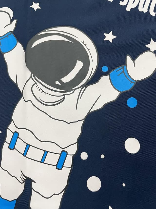 Detalle de FedMois Kleinkinder Badeanzug 3-teiliges Set für Jungen (Badeshirt, Badeshorts, Bademütze)