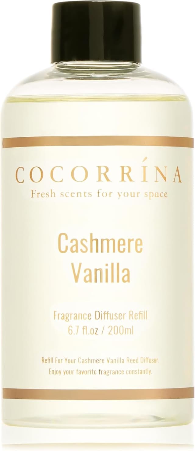 Detalle de COCORRÍNA Cashmere Vanilla diffuser refill 6.7 fl oz