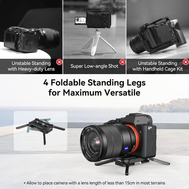 Detalle 1 de SMALLRIG 3913 Schnellwechselplatte Arca-Swiss